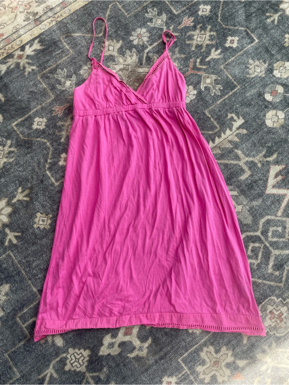 Volcom Pink Spaghetti Strap Midi Dress